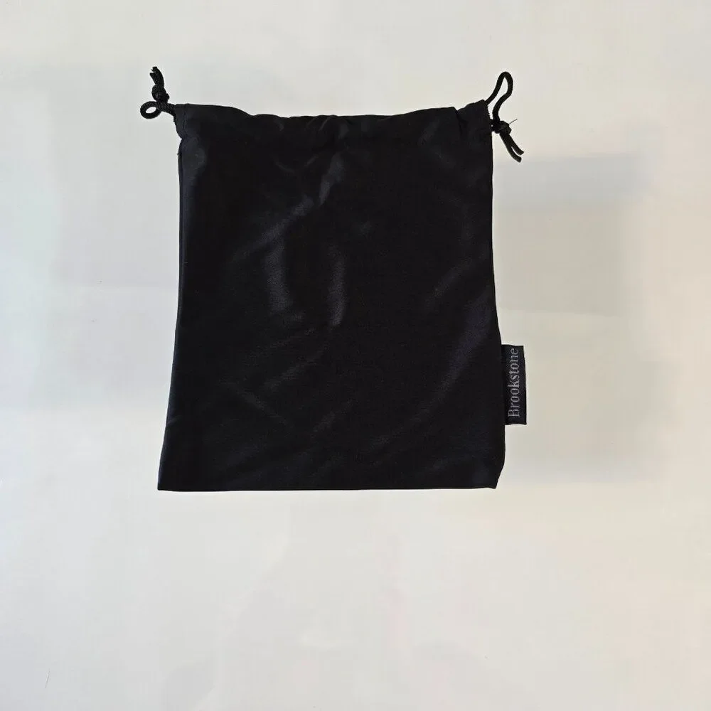 Brookstone Black Drawstring Dust Bag 7